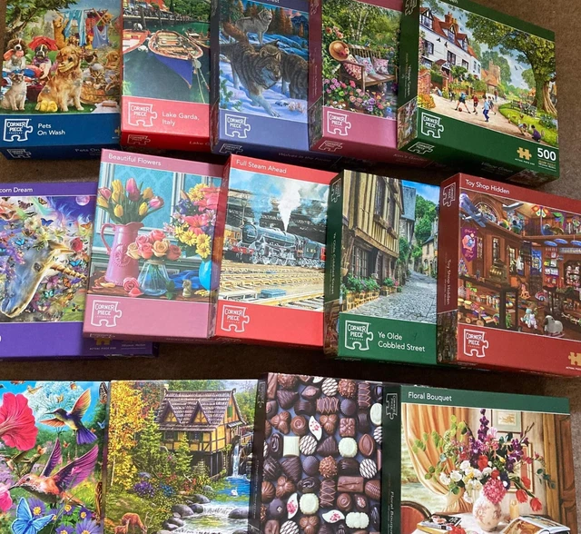 CORNER PIECE JIGSAW Puzzles 500 Pieces Various Titles £2.50 - PicClick UK