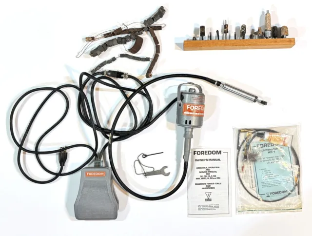 Foredom Flex Shaft Rotary Tool CC Series: 110-130 Volts .8 Amps w/ Pedal  CFL-15