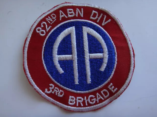 US Army 82nd AIRBORNE Division 3rd Brigade Vietnam War Patch