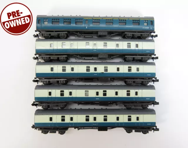 N Gauge Minitrix 5x MK1 Coaches UNBOXED (C45)