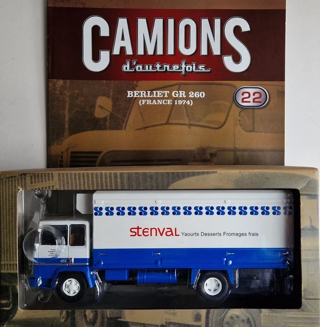 LE2244 IXO ALTAYA 1/43 Camion semi remorque Berliet TBH280 fardier porte grumes