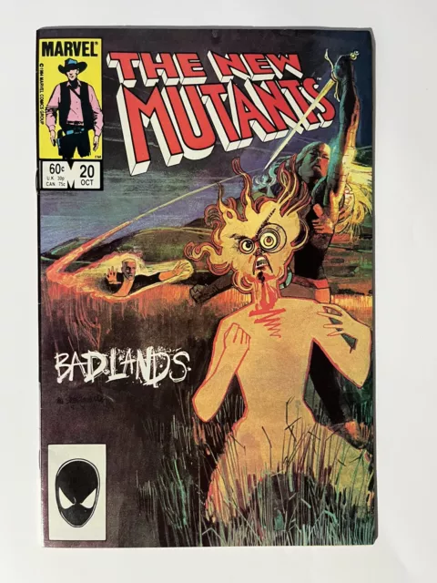 THE NEW MUTANTS - Vol 1 # 20 October 1984 Marvel Comics Comic Book X-men