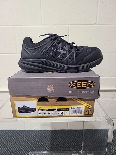 KEEN Utility Womens Vista Energy Low Height Composite Toe Industrial Size 8.5