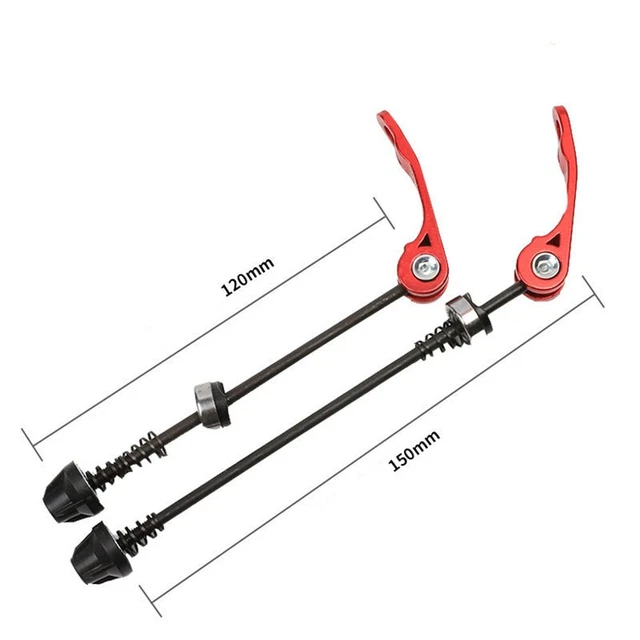 EASY TO INSTALL Quick Release Skewer for MTB Bike Wheel Hub Front and