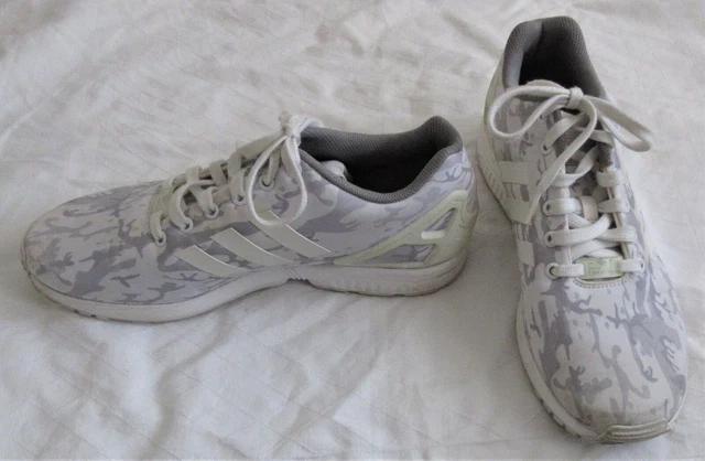 adidas Torsion ZX FLUX Herren Turnschuhe Sportschuhe ►weiß/grau◄ Gr. 9 = Gr. 42½