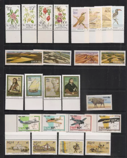 South West Africa Stamp Collection 25 Different Sets Mint Never Hinged
