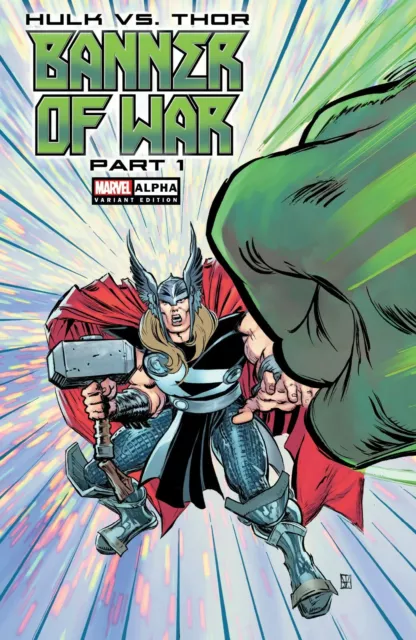 Hulk Vs. Thor: Banner Of War Alpha #1 Nm Eeden Hulk Smash Variant Marvel 2022