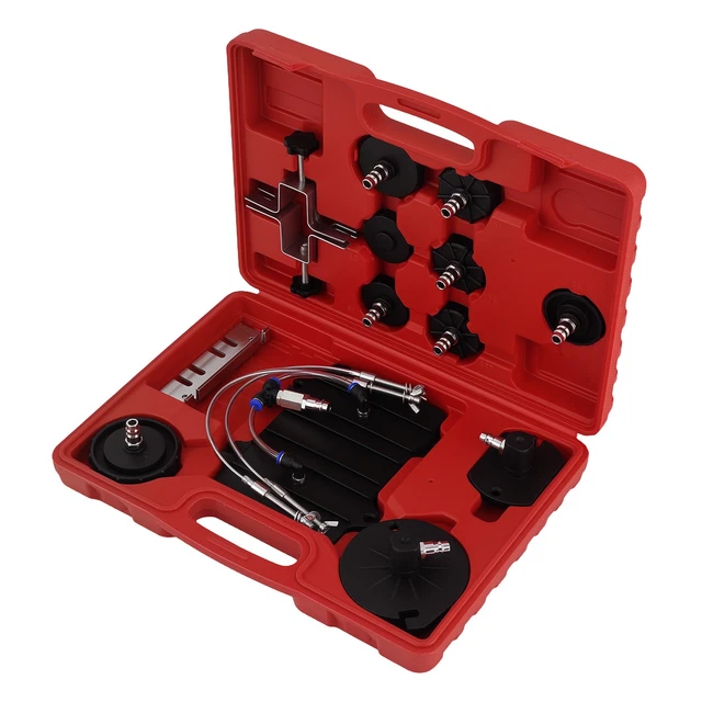 Kit Adaptateur Purge Frein 13 Pièces - Outils Purge Freins à Air Comprimé Connexion Rapide Pour Voiture