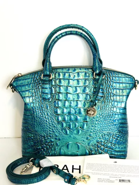 Brahmin Medium Duxbury Peacock Shoulder Handbag NWT