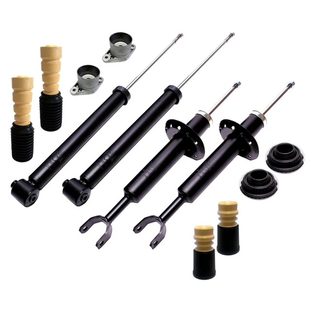 Ammortizzatori A Pressione D'olio Anteriore E Posteriore Per VW Transporter T4 - Set Di 4 Pezzi Con Cuscinetto E Protezione Antipolvere