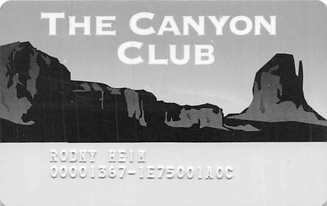 Canyon Casino - Black Hawk, CO - Rare 1st Issue Slot Card