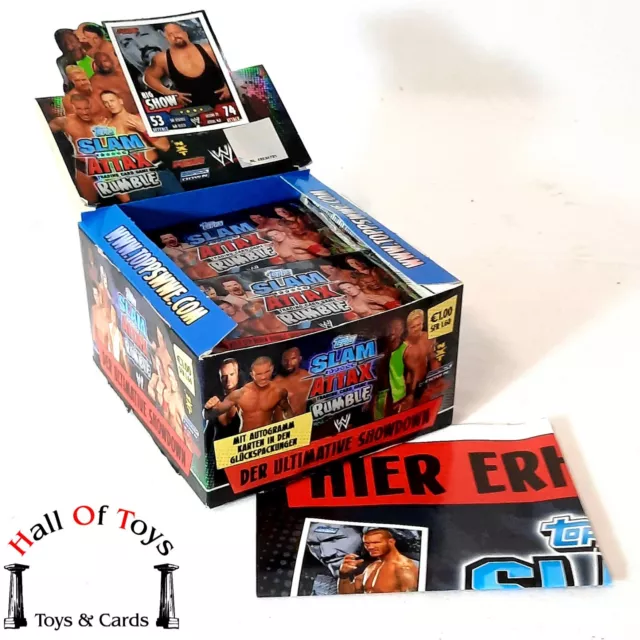 TOPPS Slam Attax Serie 1 Rumble Display 50 Booster NEU & OVP UNGEÖFFNET !!