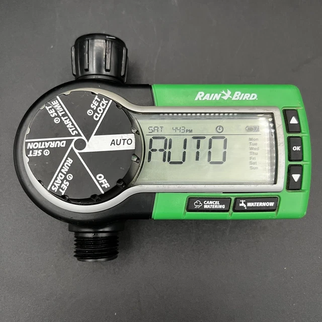 RAIN BIRD DIGITAL Programmable Sprinkler Automatic Watering Timer USED