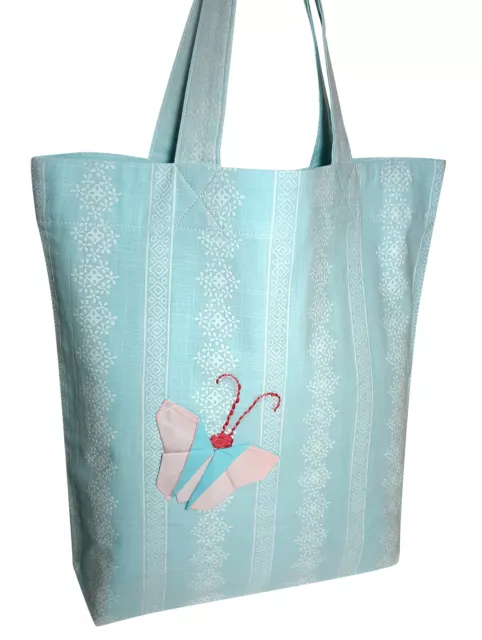 Handmade High Quality Fabric Tote Bag, Shopping Bag, Diaper Bag Travel Bag,