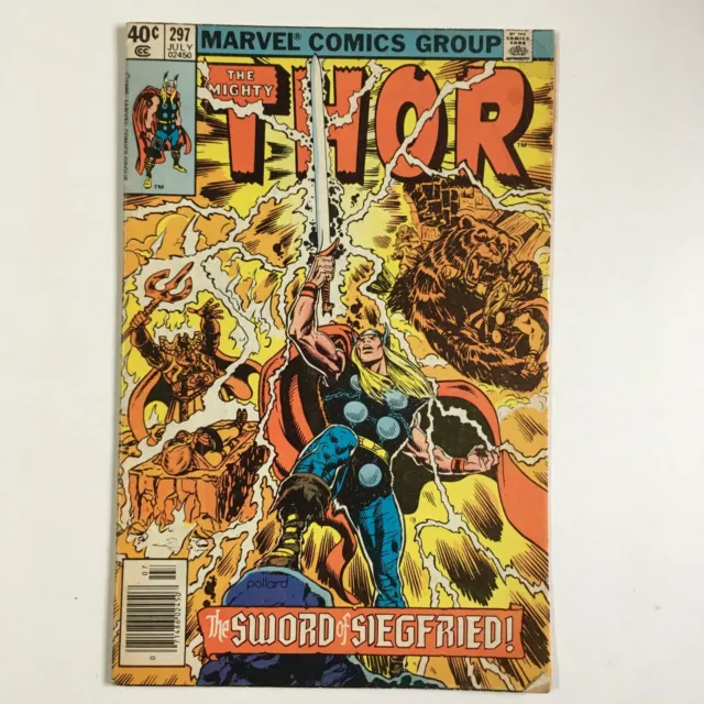 The Mighty Thor #297 Marvel Comics (1980) FN/VF Newsstand 1st Print Comic Book