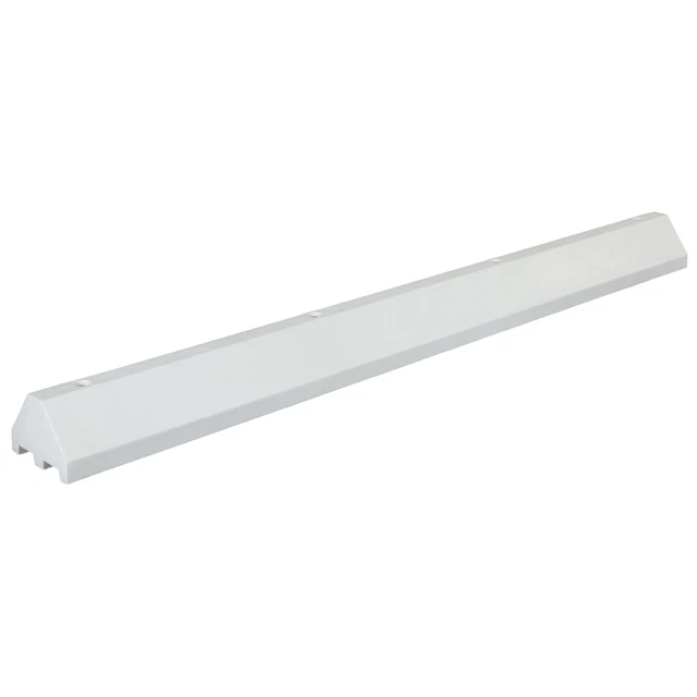 Vestil 96in Truck Stop White Length 96 in Height 7 in Material Plastic