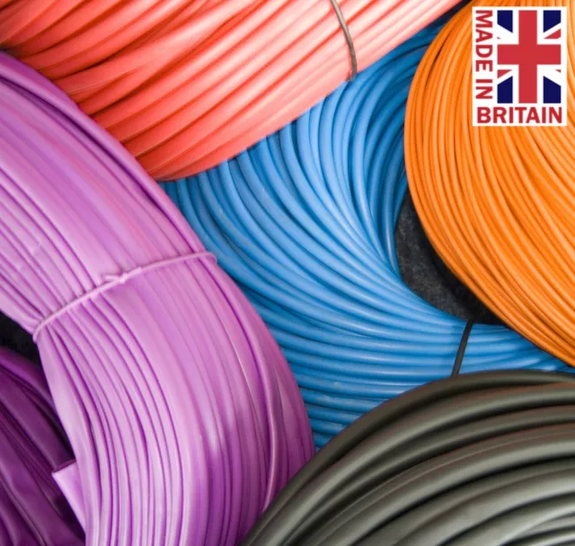 12mm Flexible PVC Sleeving Cable Wiring Harness Electrical Insulation Coloured