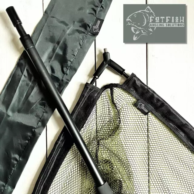 CARP LANDING NET SET UP - 42 inch net | handle | metal spreader | net sleeve