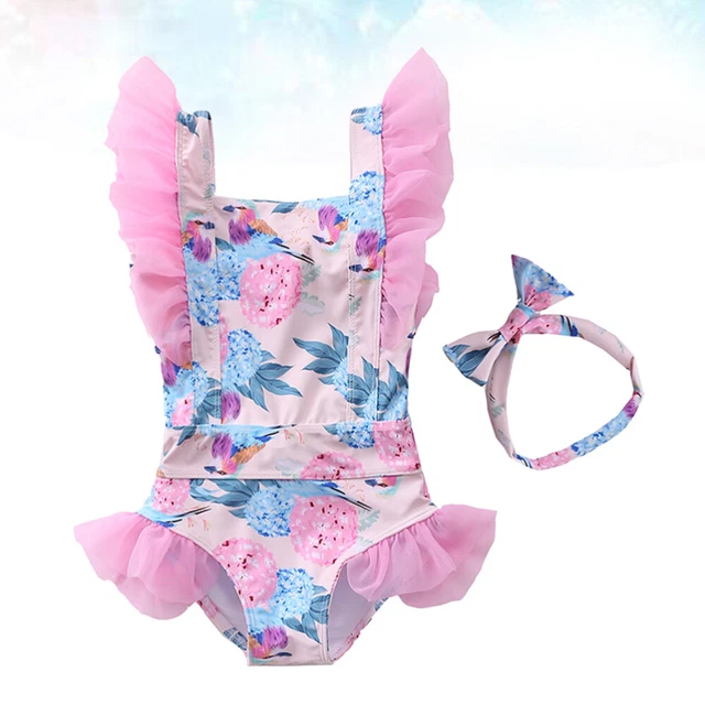 Bikini nuoto bambina costumi da bagno bambino costume da bagno monopezzo 2