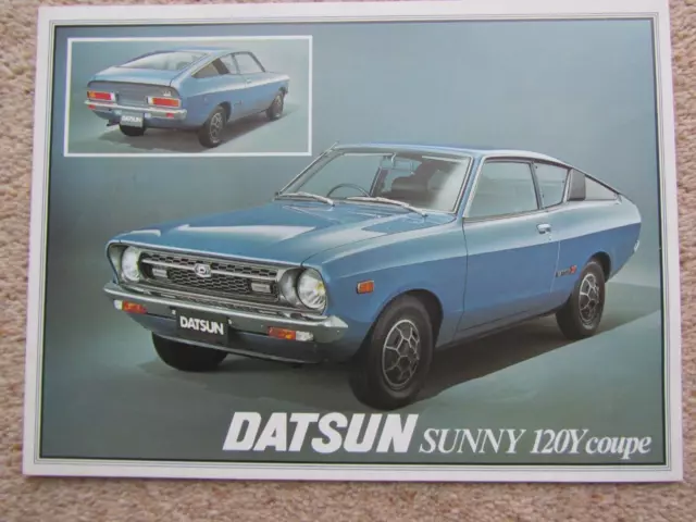 Datsun Sunny 120Y Coupe 1977 Brochure