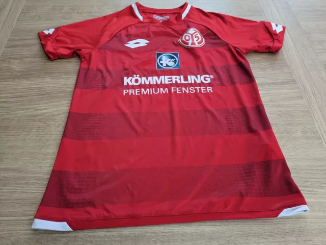 2018/2019 FSV Mainz 05 Home Football Shirt Lotto Age 9-10 years Kids Bundesliga