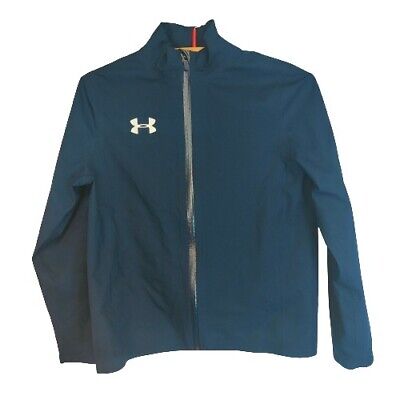 Under Armour Girls Jacket Blue Size YLG JG G 11-12 Years Full Zip Loose