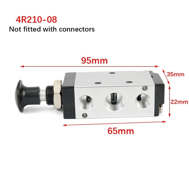 Mini Valvola Push-Pull 4R210-08 Pneumatica 1/4 PNL & 2 * Marmitta silenziatore di controllo