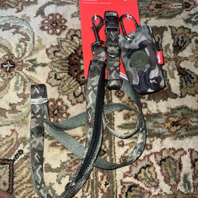 REDDY Dog  Walking kit COLLAR, S COLLAR:-9-14IN(23-35.5cm), Waste Bag & Lead