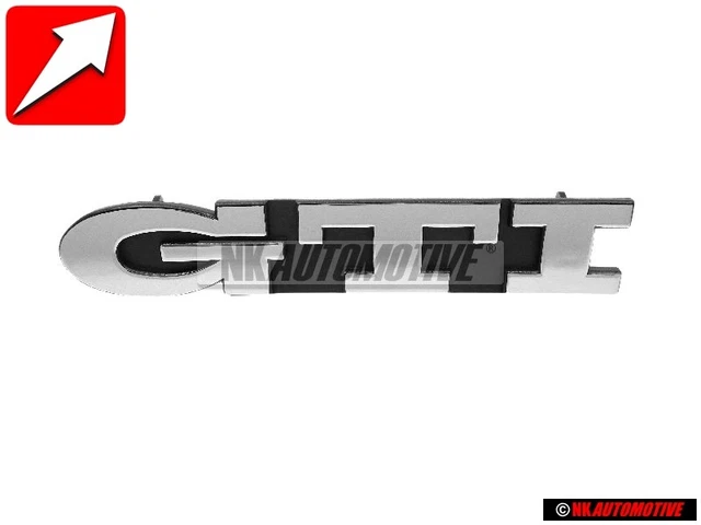 Genuine VW GTI Front Grill Badge Emblem Chrome - 1H6853679B GX2
