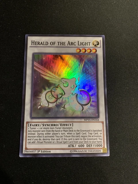 Yu-Gi-Oh! Herald Of The Arc Light Super Rare Card (NECH-EN052) – 1st Edition From The New Challengers Set - View #8