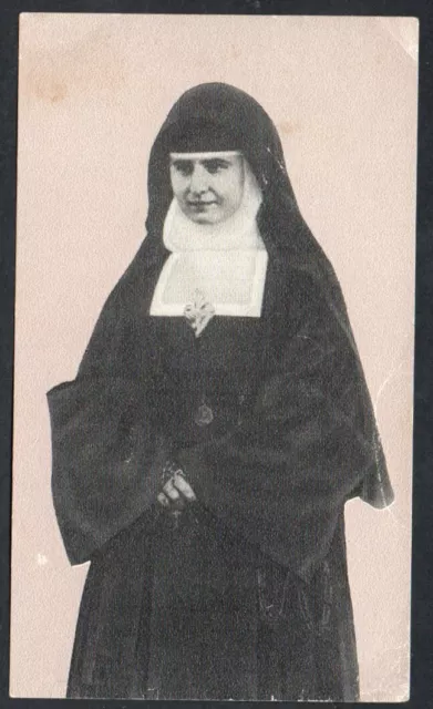 Antico Santino de la Beata Rafaela image pieuse estampa holy card