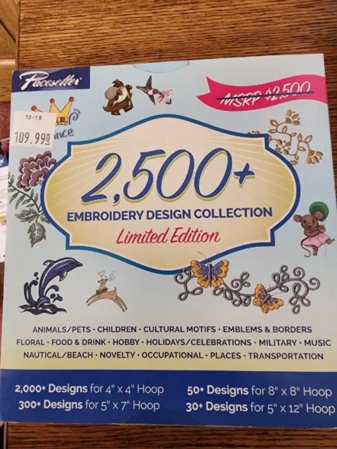 Brother Pacesetter 2500+ colección de diseño edición limitada