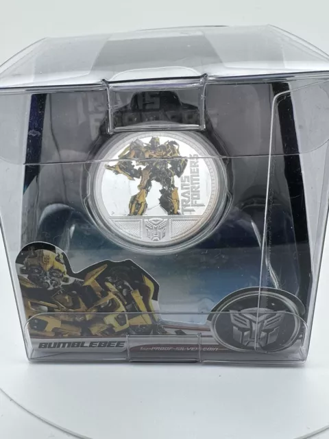 2011 Tuvalu BUMBLEBEE TRANSFORMERS S$1 silver 1oz proof perth mint