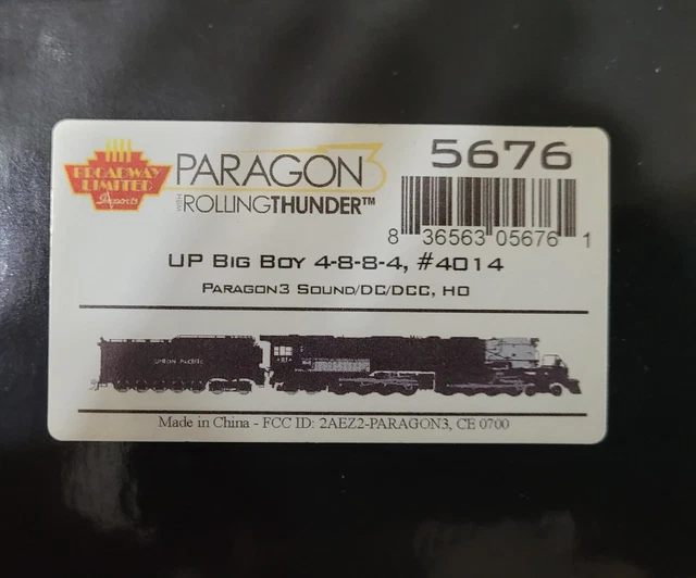 Union Pacific Big Boy Decal Set - HO Scale 1:87 - Circus City Decals USA