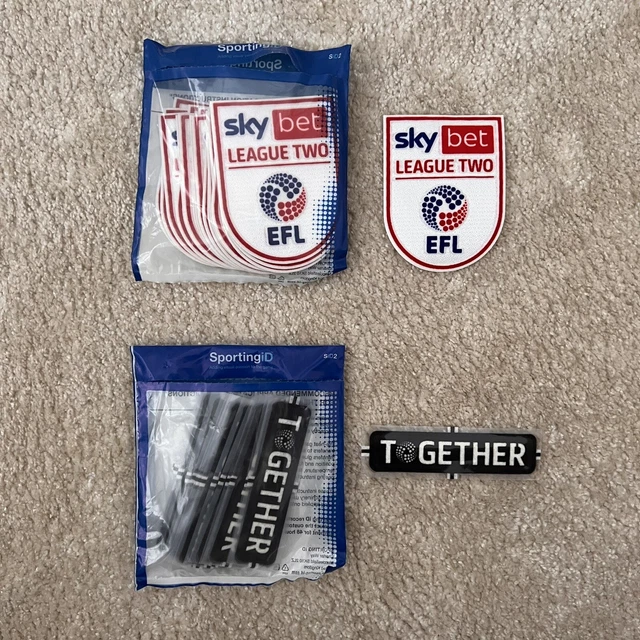 STOCKPORT COUNTY EFL Sky Bet League Two 2023/24 Player Shirt Sleeve