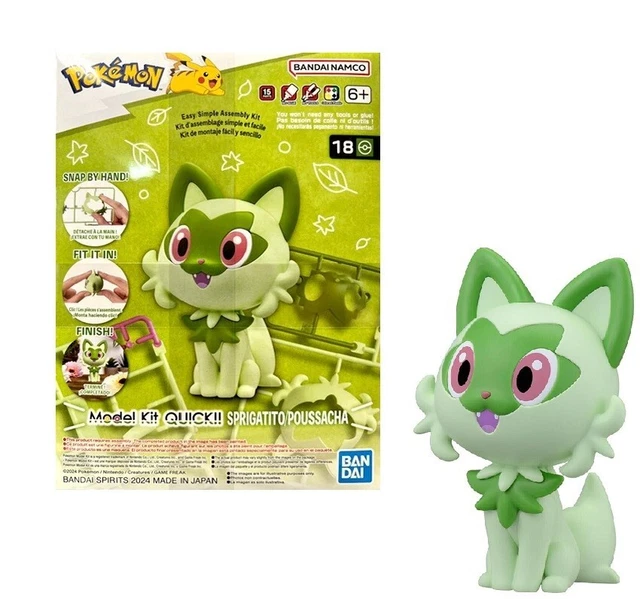 Bandai Pokémon Figurine articulée à Construire 11cm - Figures