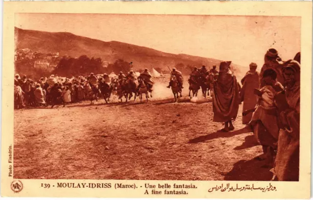 CPA AK MAROC MOULAY-IDRISS - Une belle fantasia (92642)