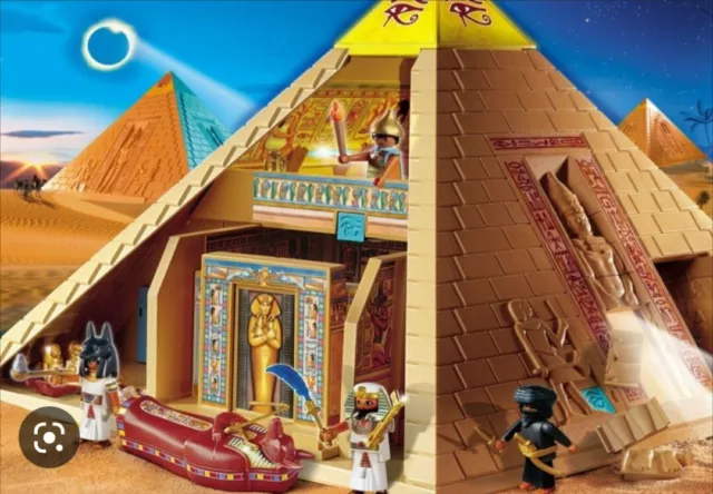 Playmobil Egyptian Pyramid 4240 Lot People Accessories Incomplete Set