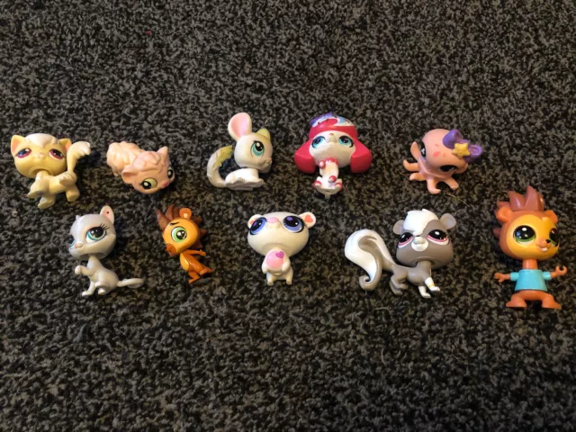 Littlest Pet Shop Bundle X 10 Mixed Lot Used (1)