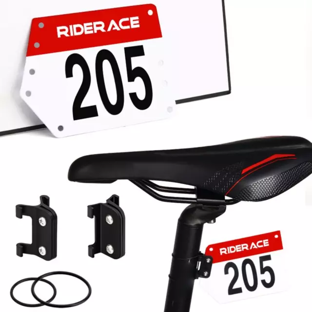 MTB Fahrrad Triathlon Rennen Nummernschild Halterung Halter für Rennrad Lot N1