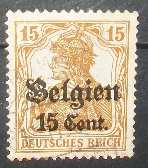 Prophila Sammlermarke: Dt. Landespost In Belgien 1916 Germania, Postfrisch ** MNH