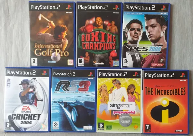 Playstation 2 PS2  Job Lot Bundle Games x7 See Description All PreLoved