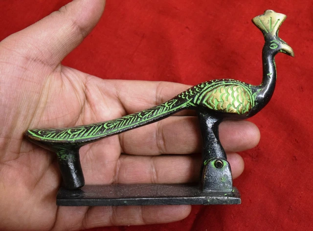 Landfowl Turkey Door Bell Brass Peacock Knocker Bird Style Home Wall Pull EK472