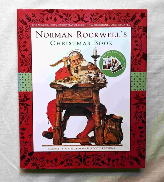 Norman Rockwell'S Christmas Book With 8 Prints 2009 Edition Foreign From Japan