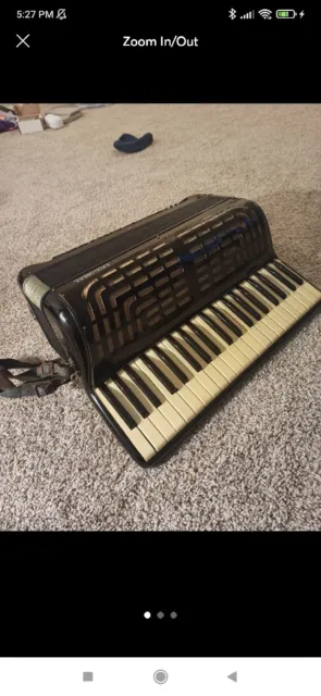 Excelsior Accordion made in Italy extended keyboard works