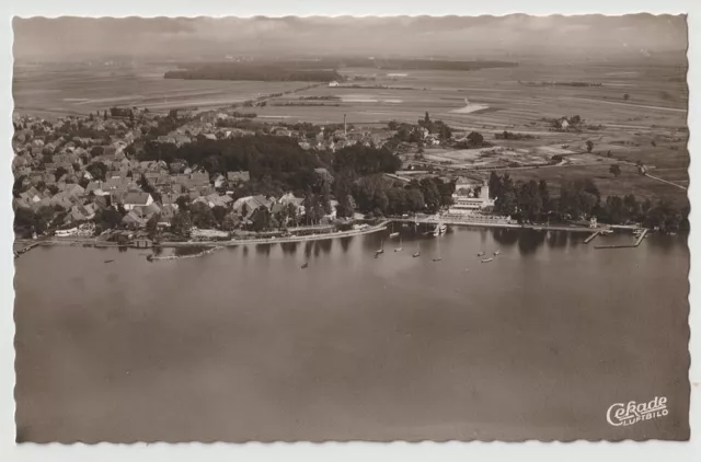 AK Steinhude, Strandhotel Ehlers, Hotel-Ansichtskarte, um 1959, unversandt