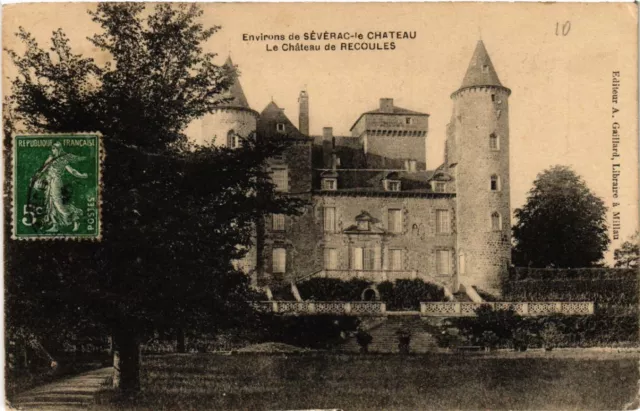 CPA AK Env. de SÉVÉRAC-le-CHATEAU - Le Chateau de Recoules (475028)