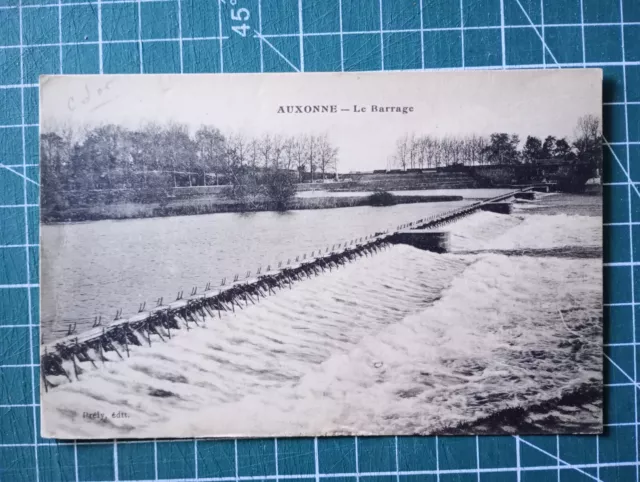 XH781 CPA circa 1918 Auxonne - le barrage