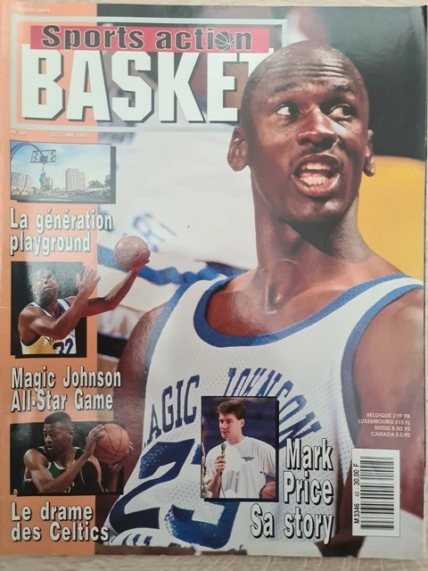 SPORT ACTION BASKET n 48 Octobre 93 Revue SEULE Jordan Johnson Price All Star EUR 25 99 PicClick FR