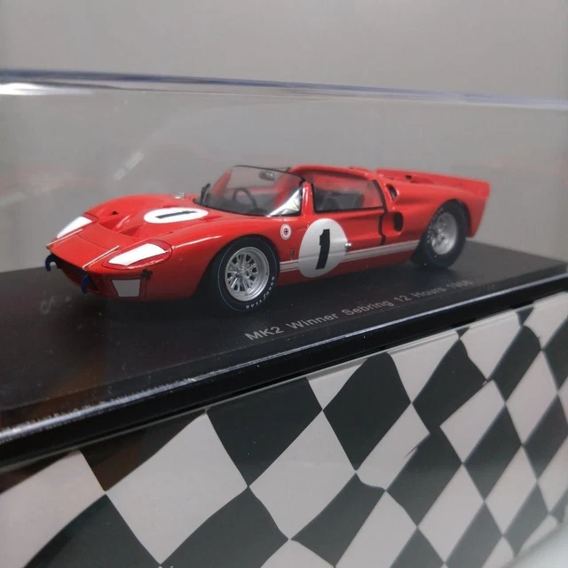 SPARK 1/43 MKII Winner Sebring 12 Hours 1966 Diecast